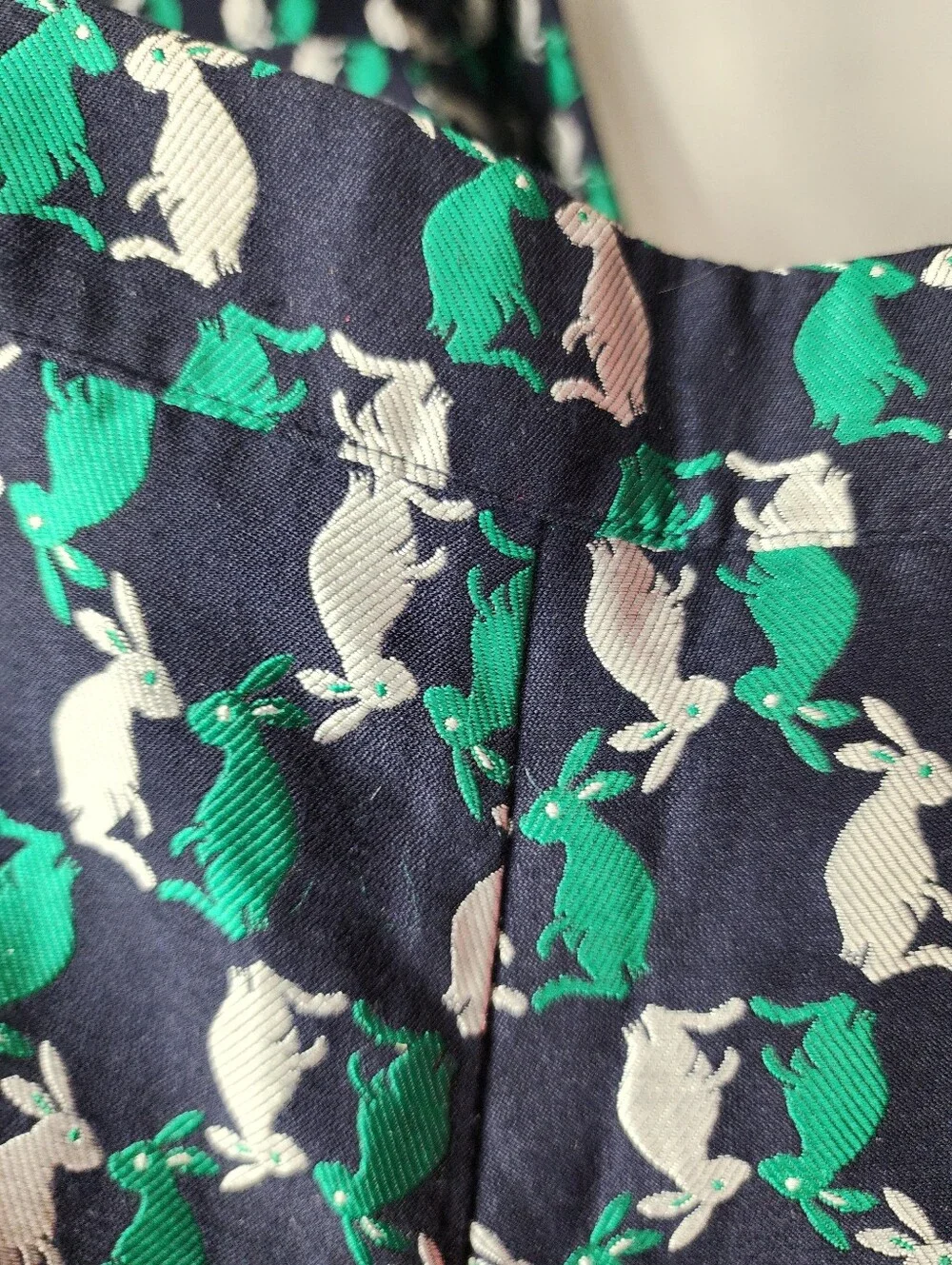 Vintage Lounge Set Front Row Shop Rabbit Print Pajama-Style Trousers And Blazer